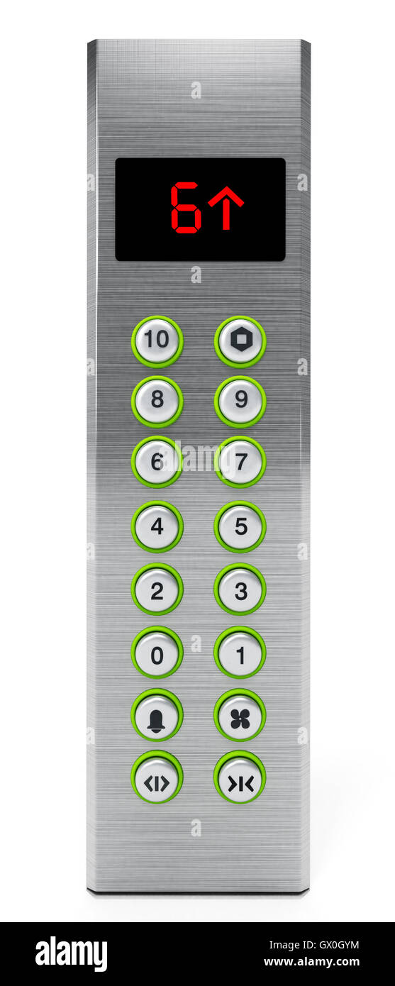 Elevator buttons illustration hi-res stock photography and images - Alamy