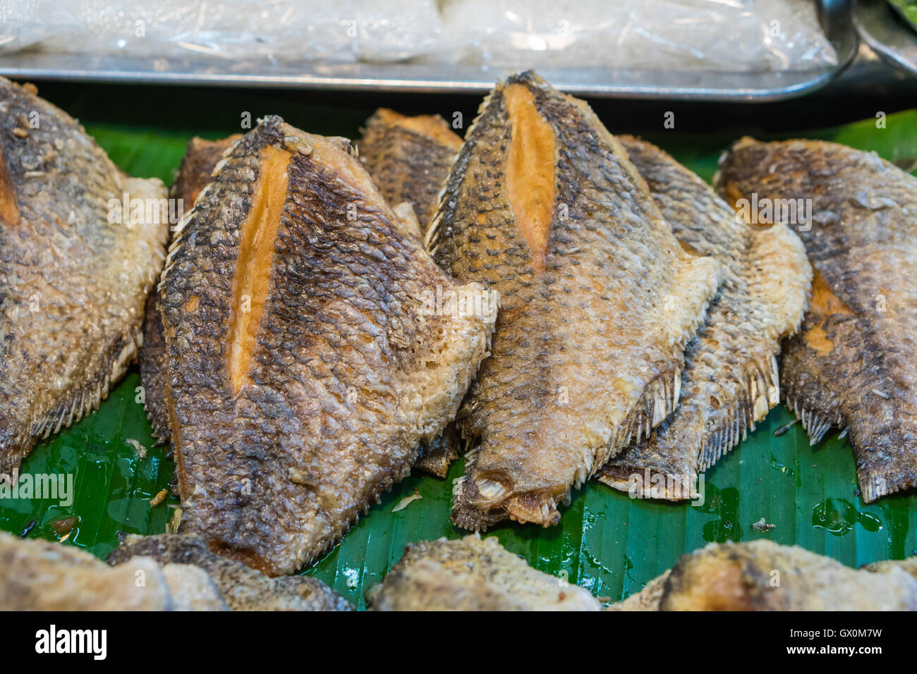 Deep fried Tilapia and Carp Stock Photo Alamy