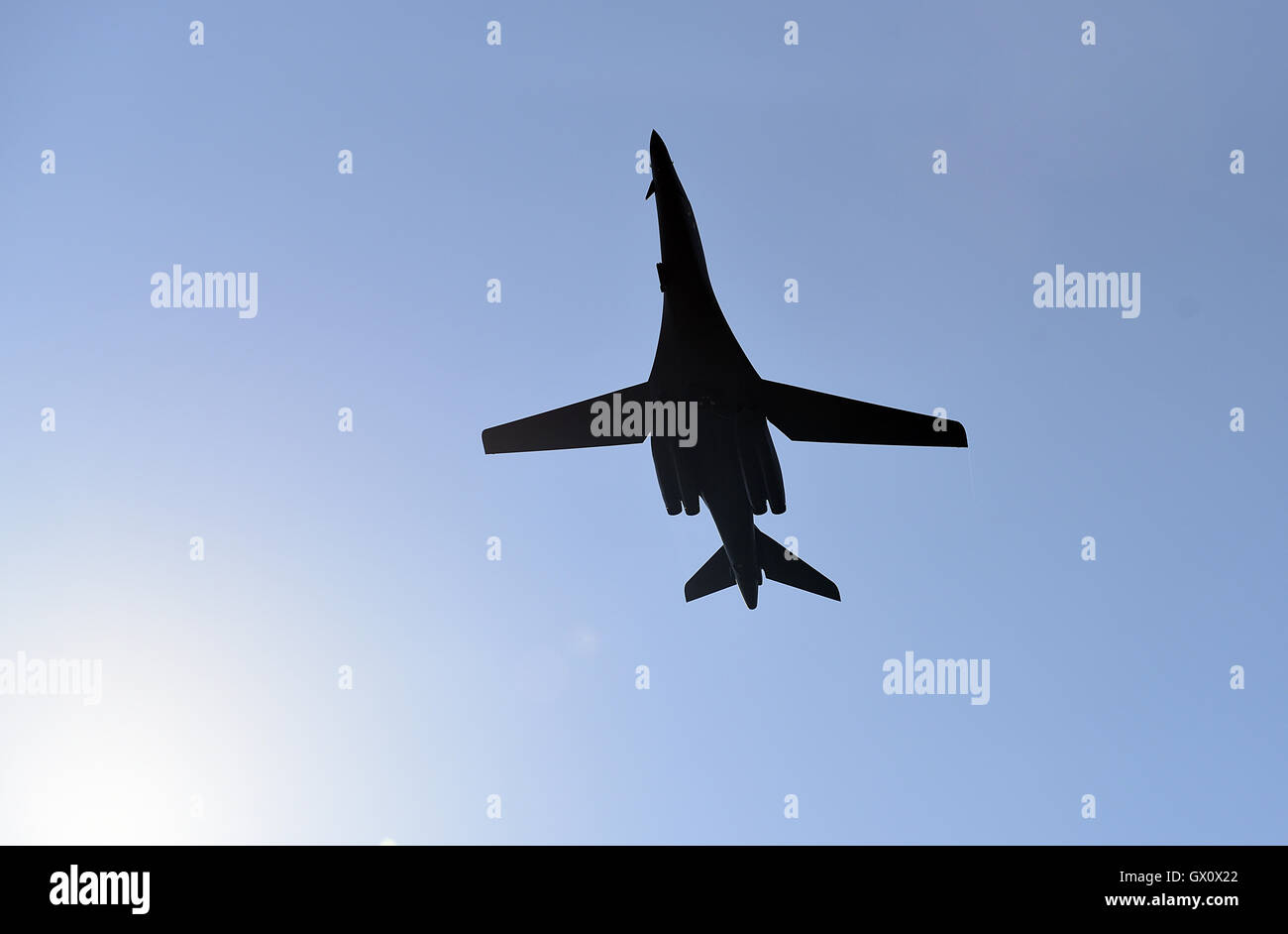 U.S. strategical bomber B-1B Lancer Stock Photo