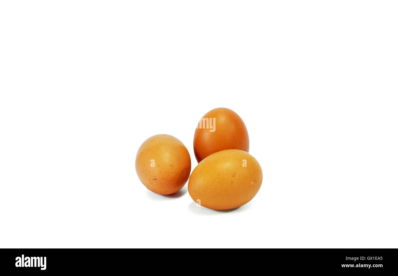 Separate egg white background. Stock Photo