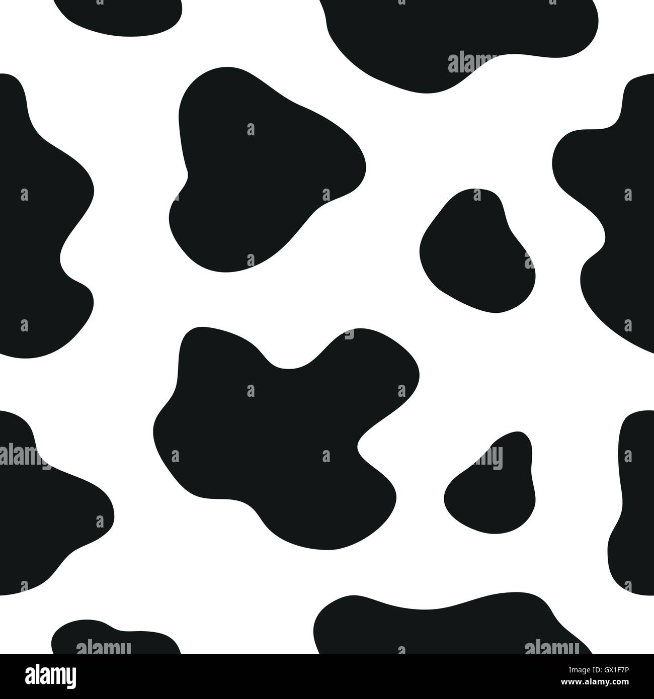 Cow skin seamless pattern Stock Vector