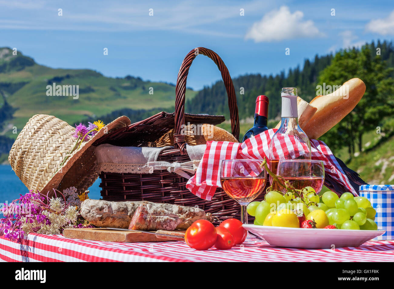 French picnic Stock Photo
