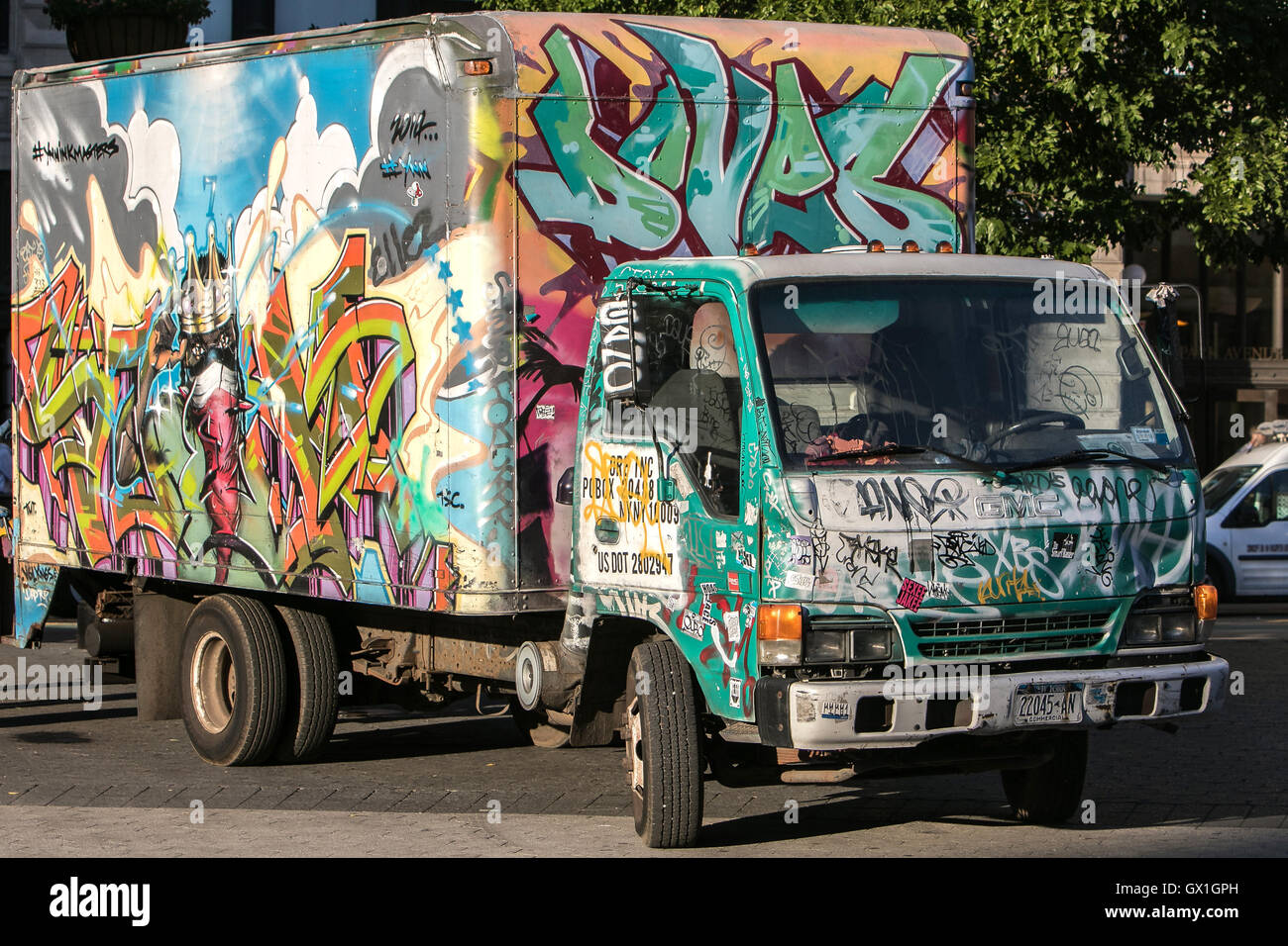 Graffiti truck hi-res stock photography and images - Alamy