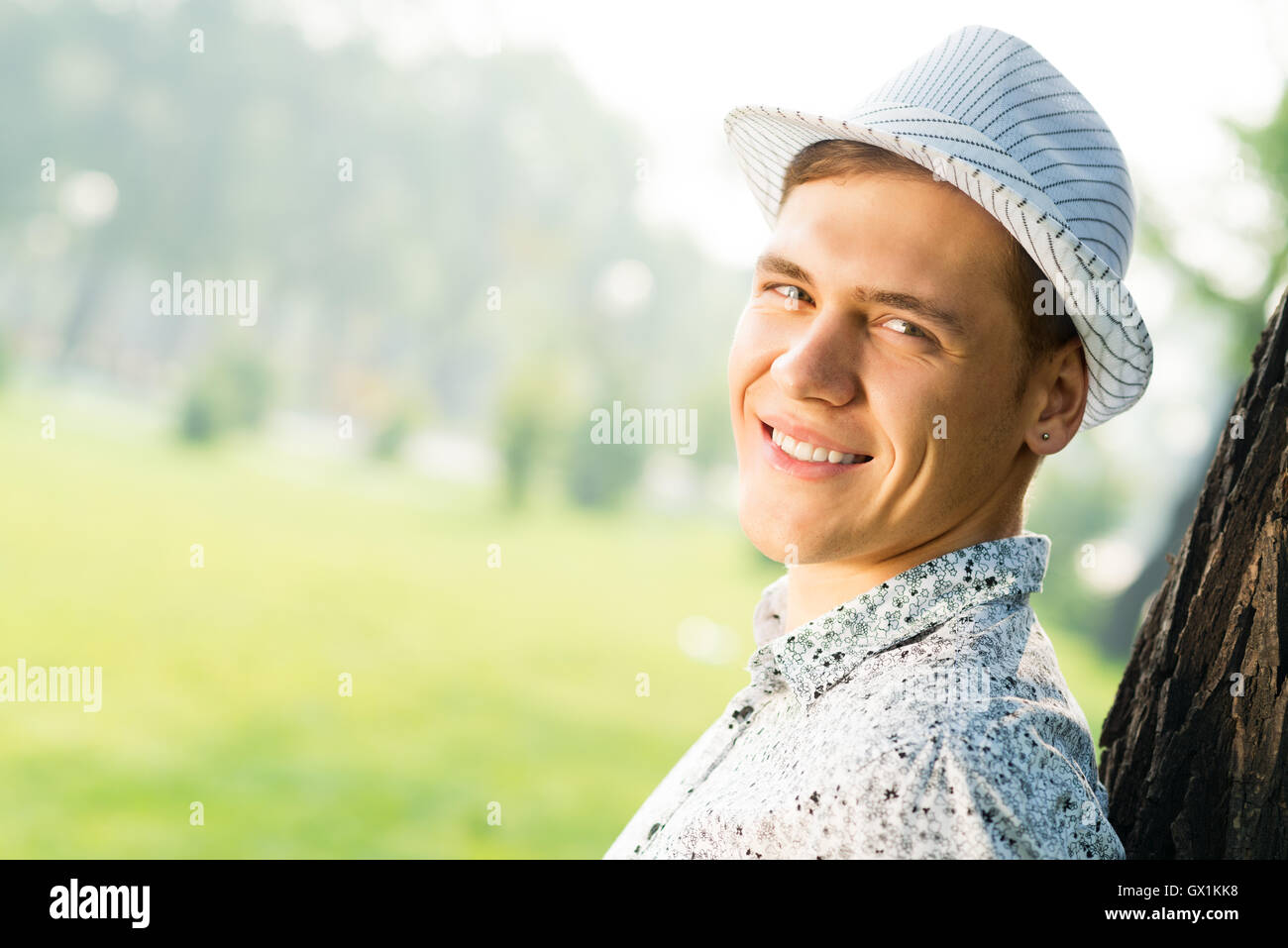 portrait of a young man Stock Photo