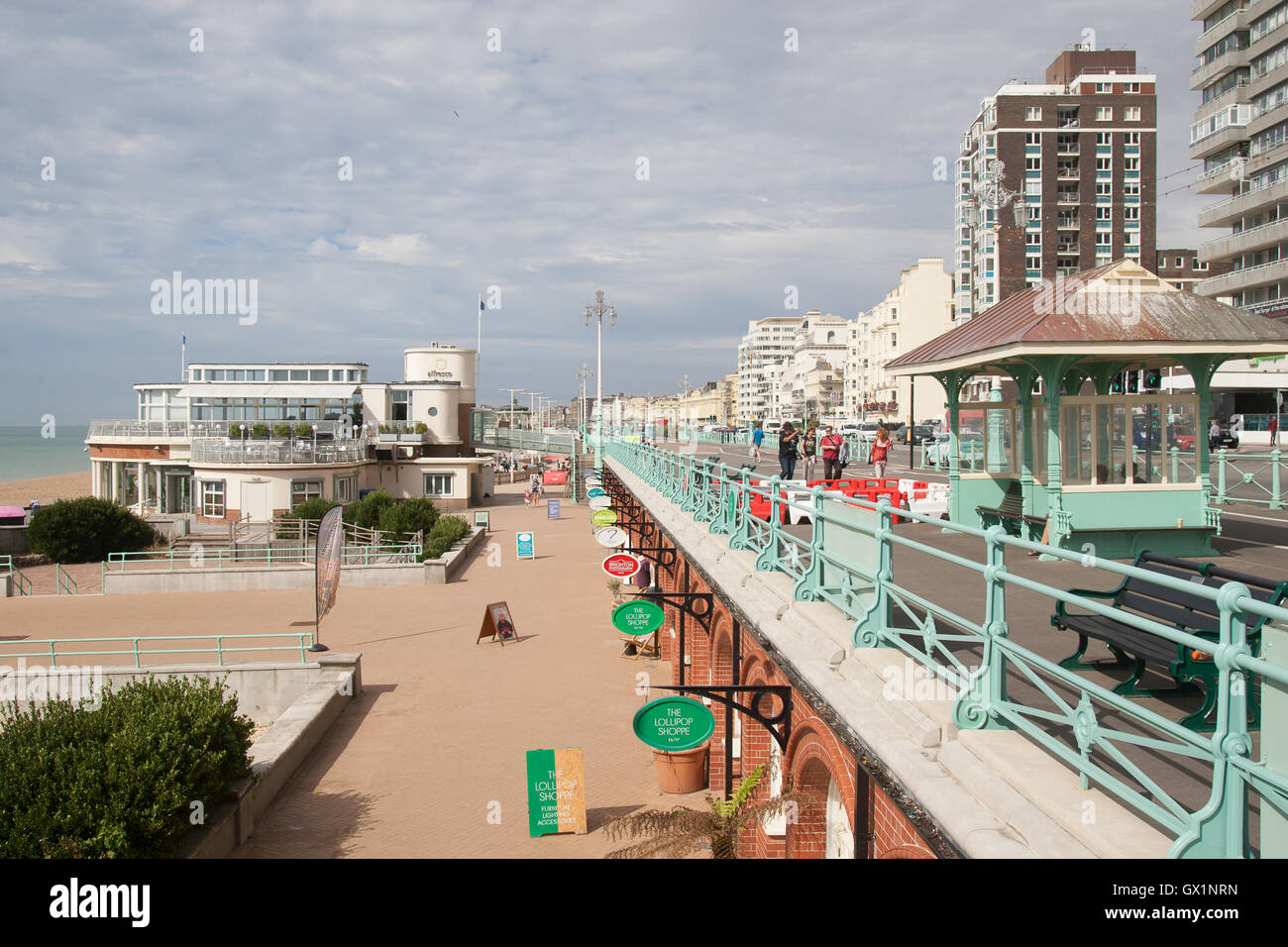 Brighton seafront East Sussex England UK Europe Stock Photo