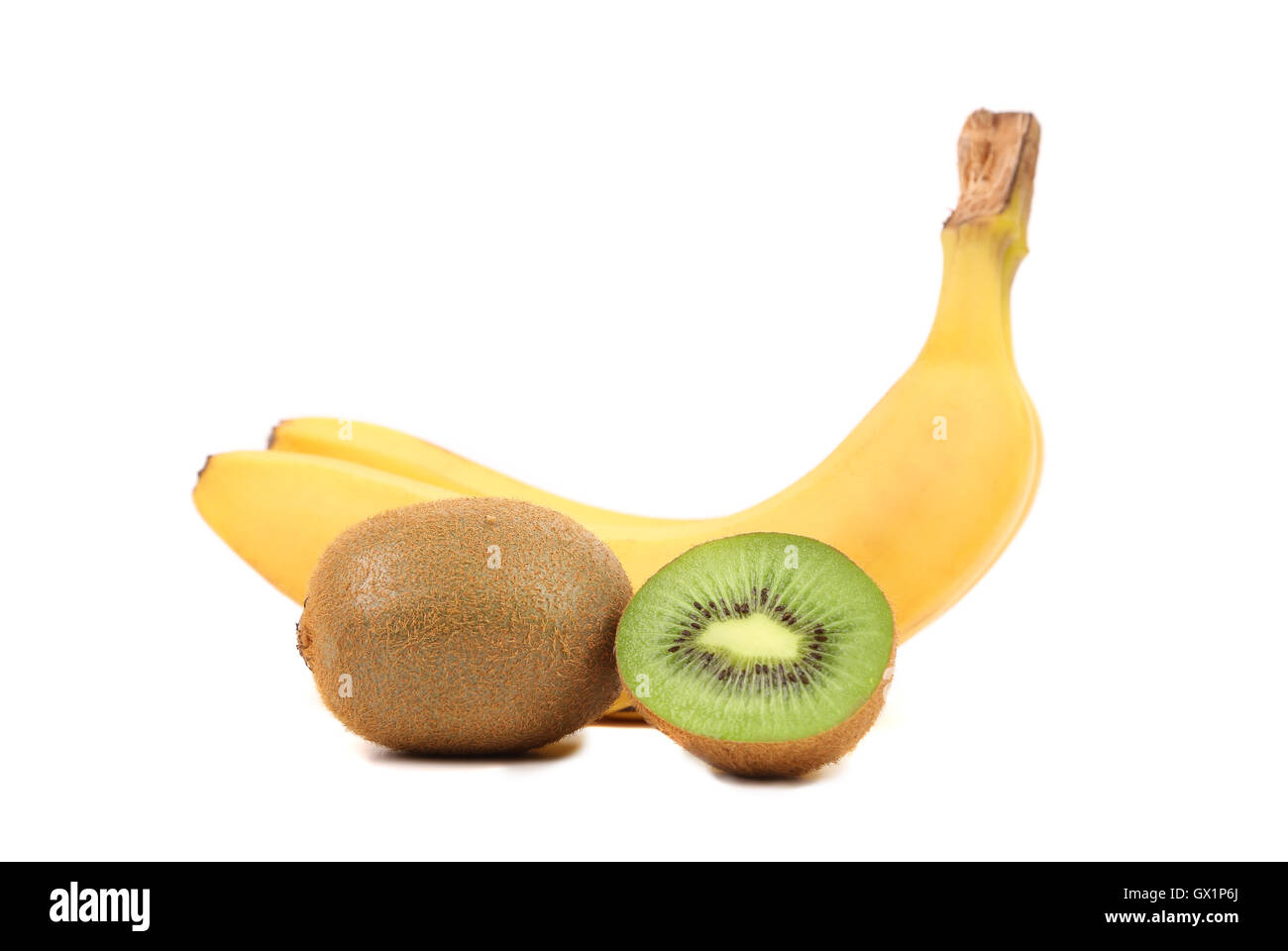 Kiwi and bananas Stock Photo Alamy