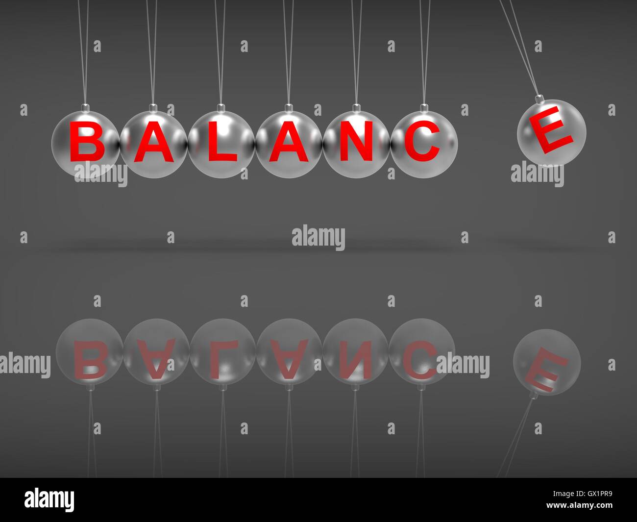 Balance Spheres Showing Balanced life Stock Photo Alamy