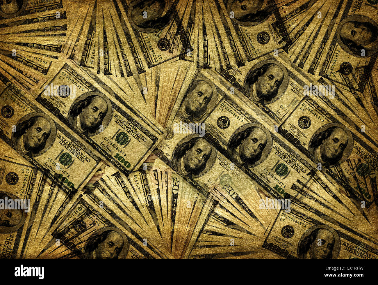 Vintage Background of Currency Stock Photo - Alamy