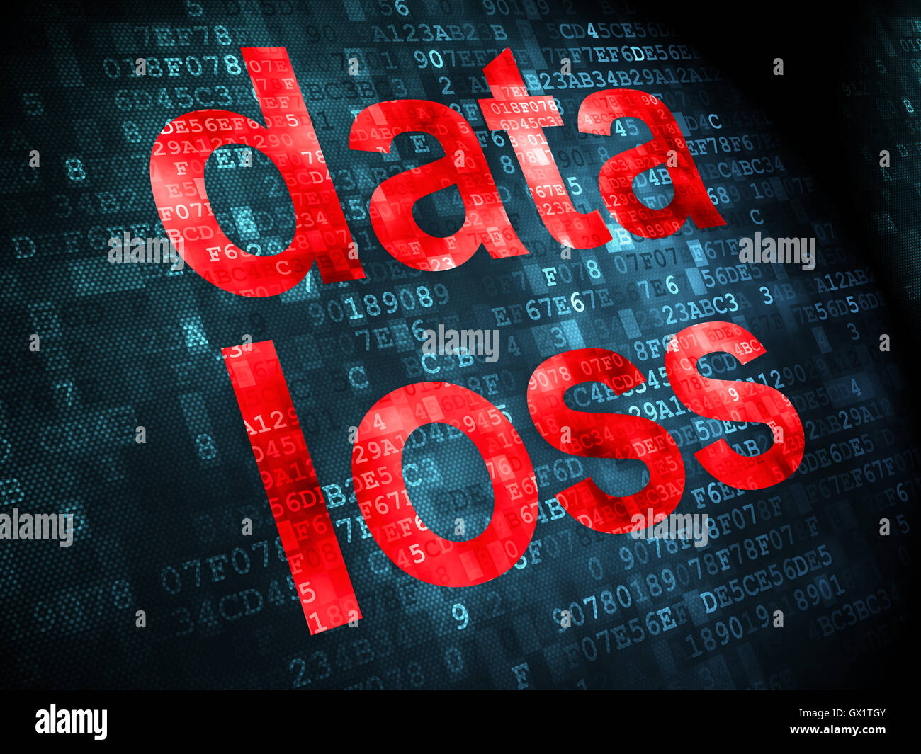 Information concept Data Loss on digital background Stock Photo Alamy