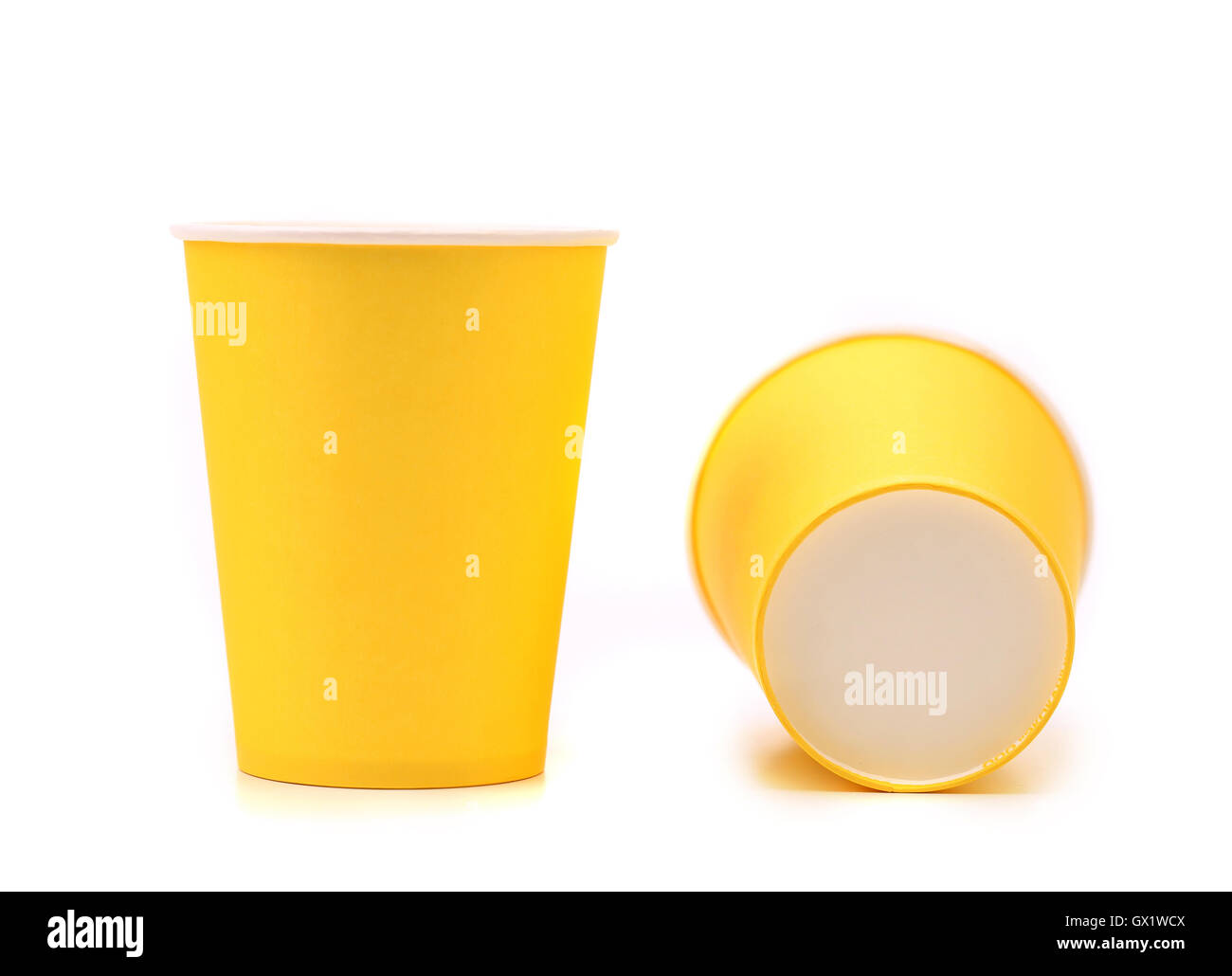 Colorful paper coffee cup Stock Photo - Alamy