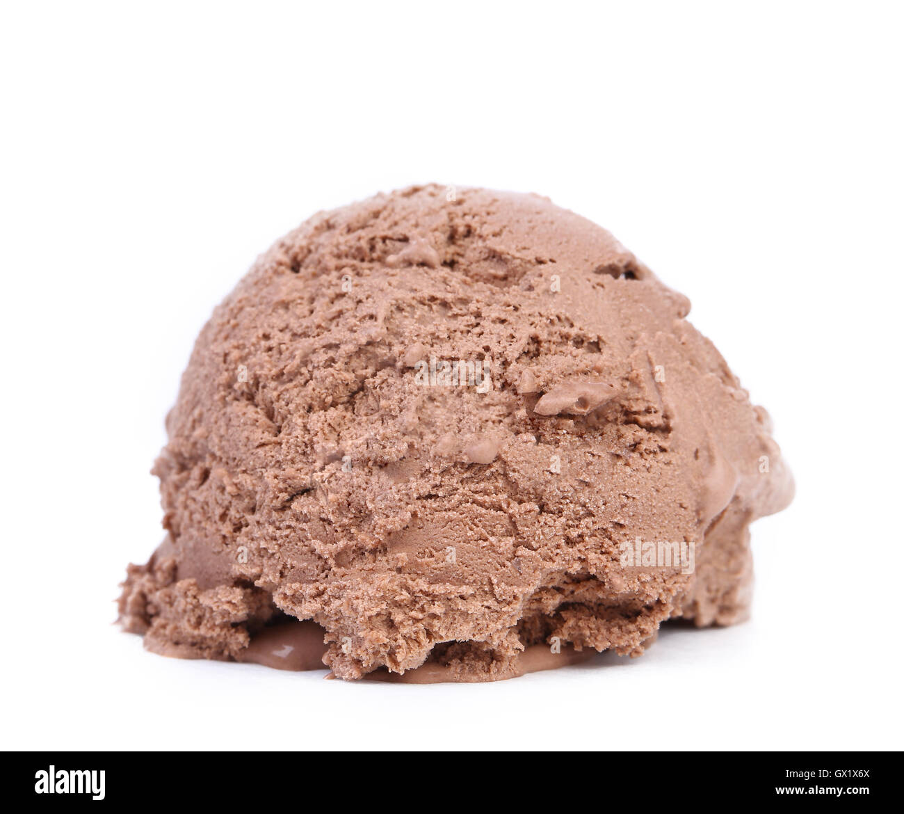 Scoop of chocolate ice cream Stock Photo - Alamy