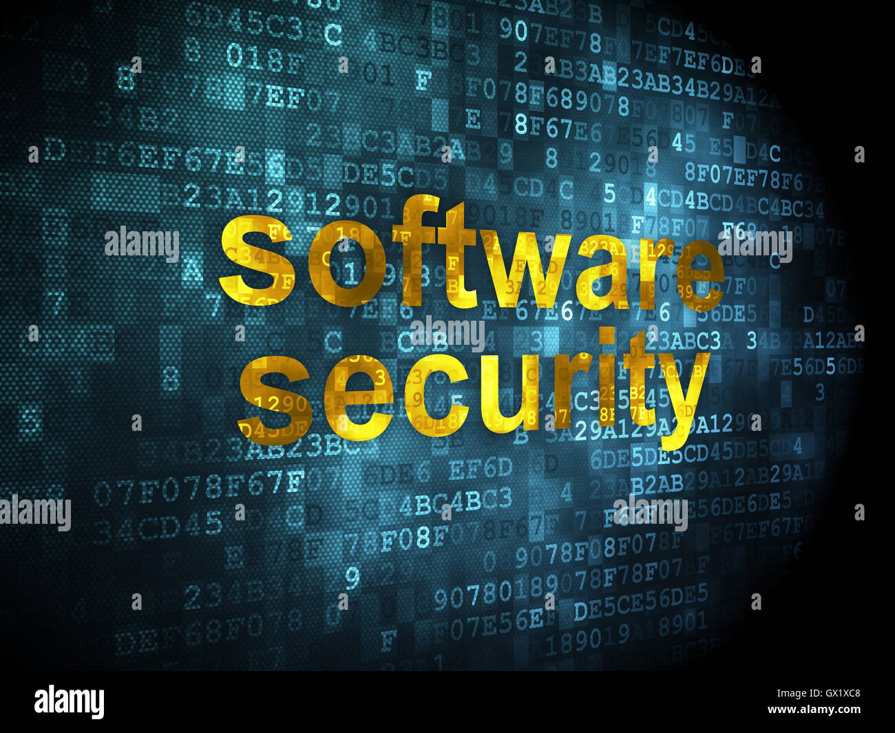 Software concept yellow monitor hi-res stock photography and images - Alamy