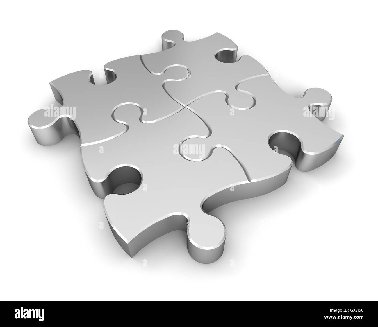 puzzle concept 3d illustration Stock Photo Alamy