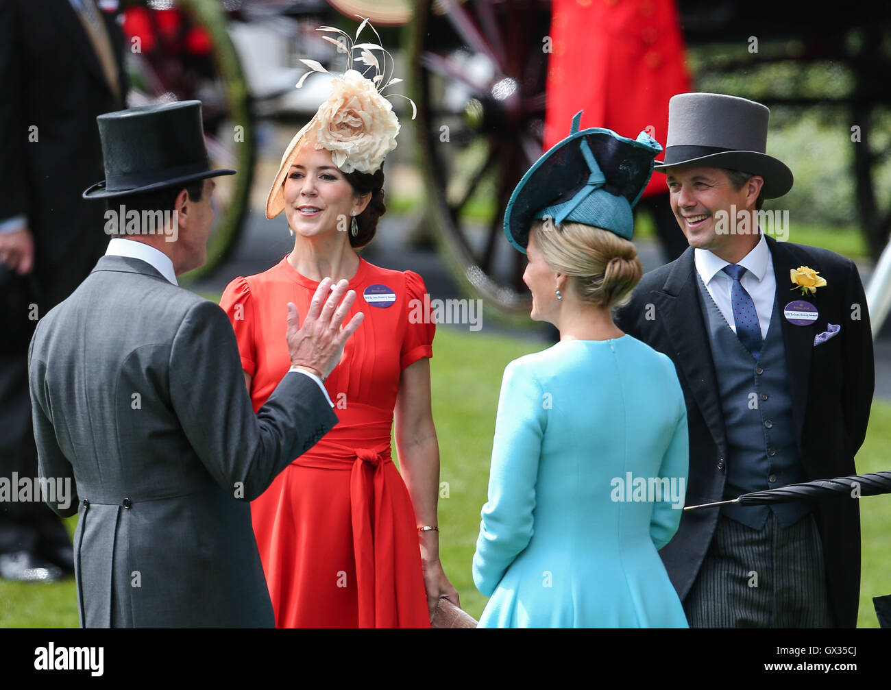 Sightings - Royal Ascot - Day 2 Featuring: Princess Mary of Denmark ...