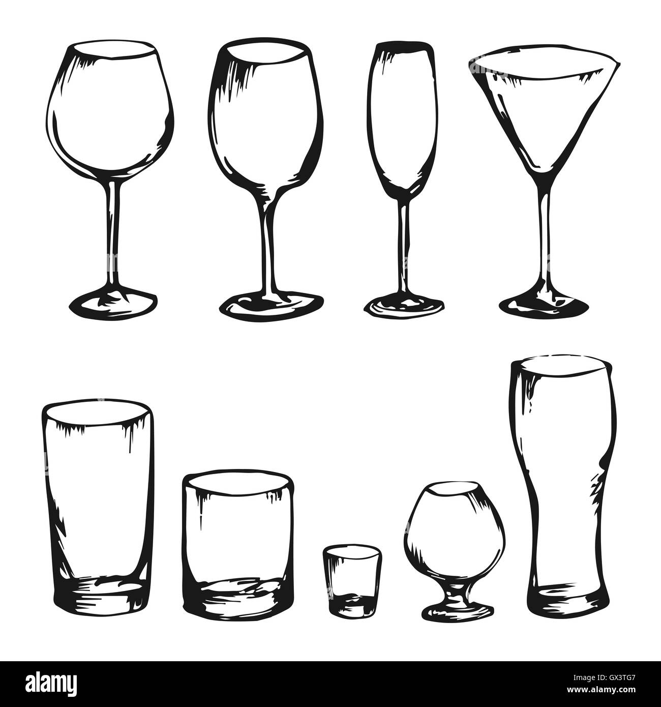 Cocktail Glass Drawing Vector - Dormir Wallpaper