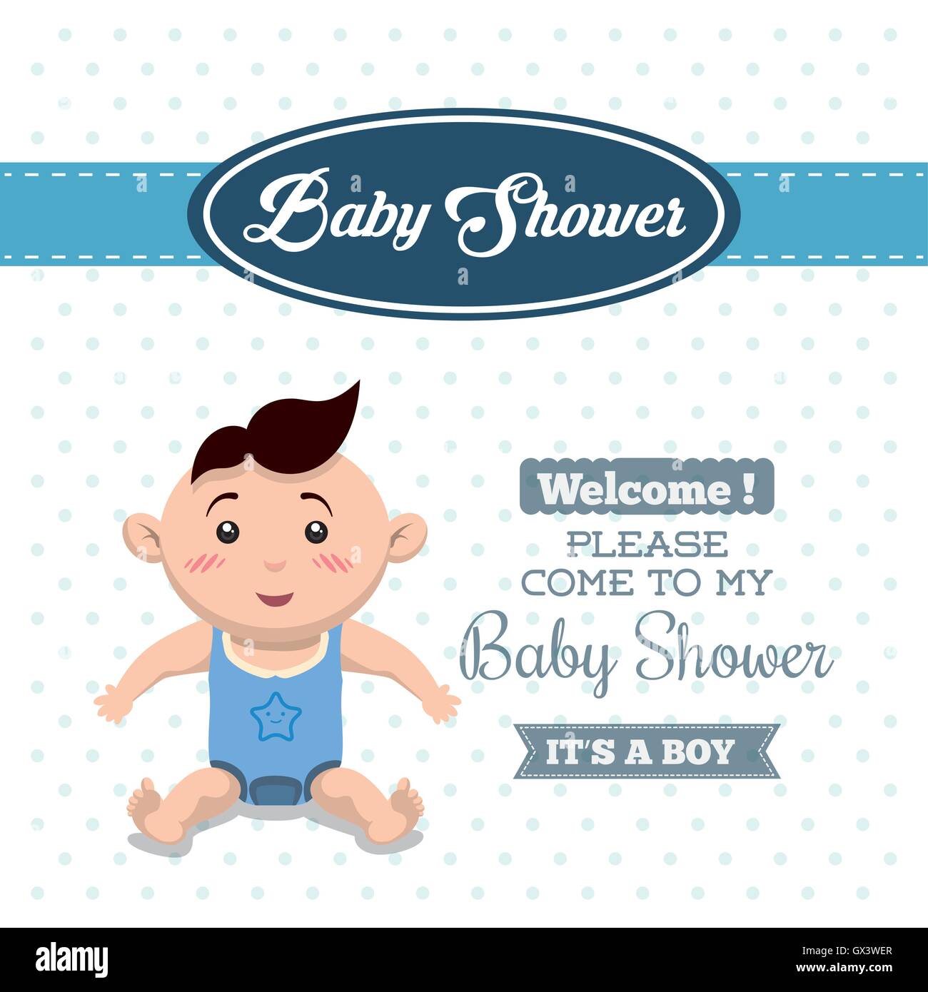 baby invitation card design