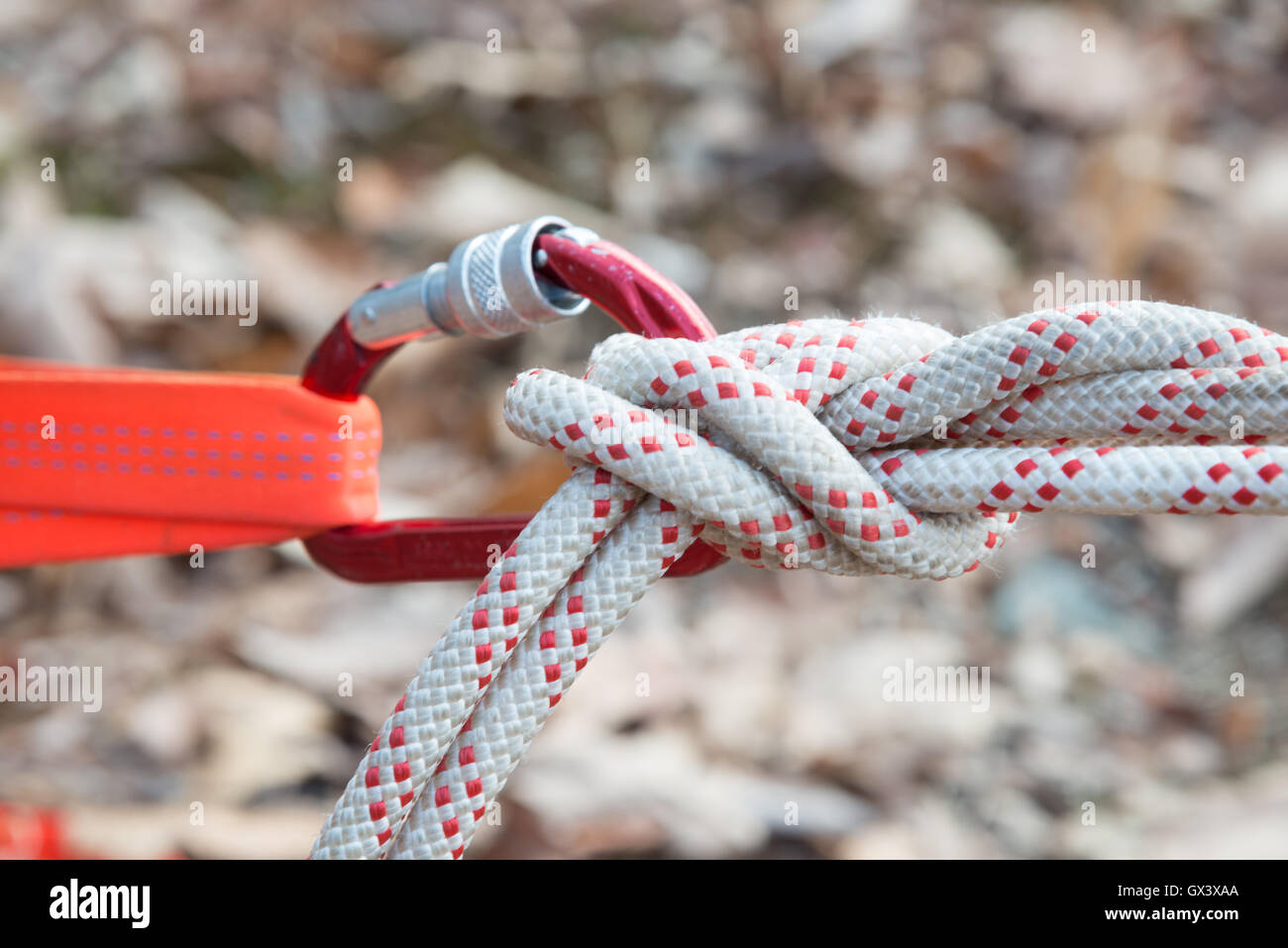Fixed rappelling anchor hi-res stock photography and images - Alamy