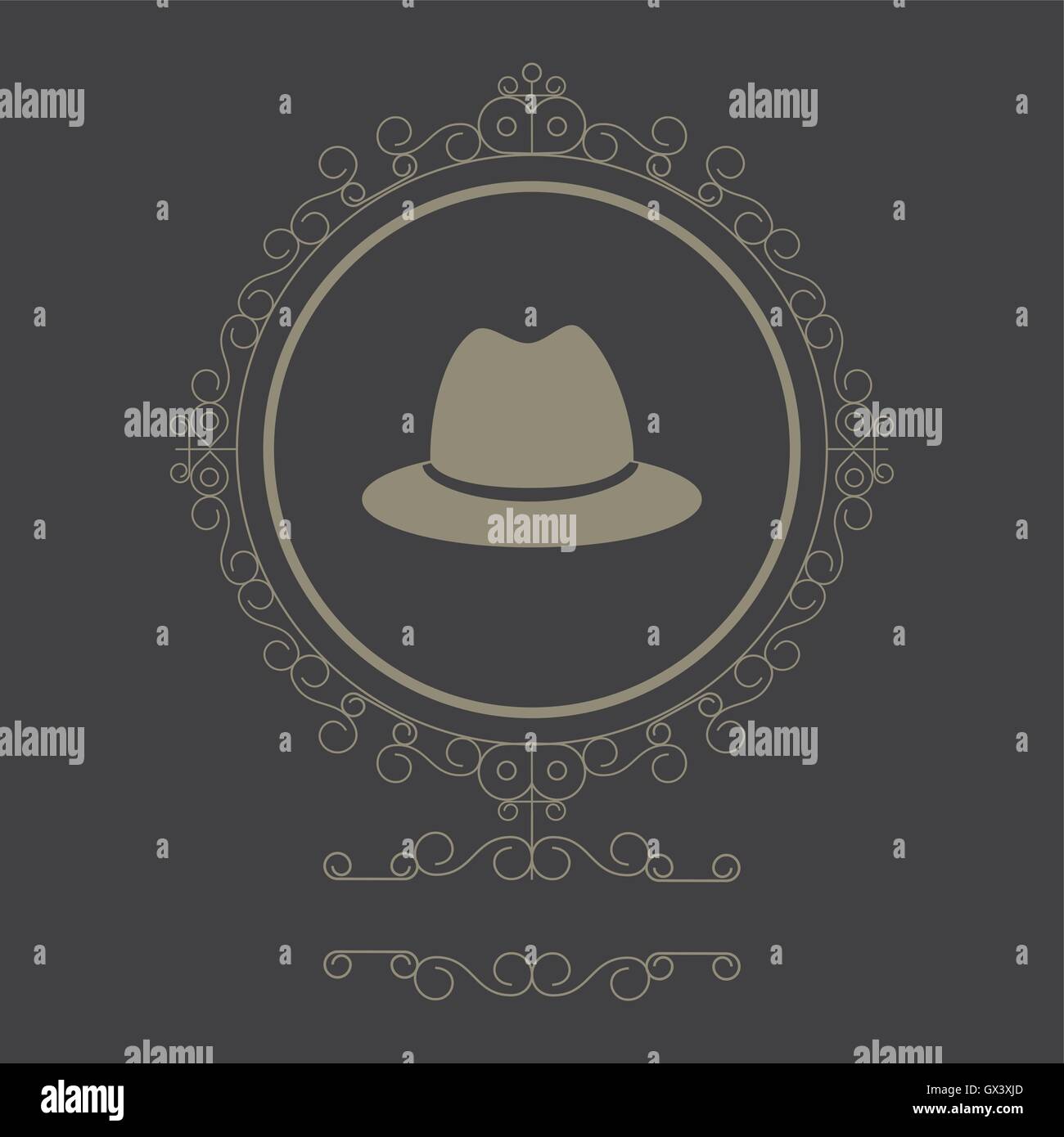 hipster style emblem image Stock Vector Image & Art - Alamy
