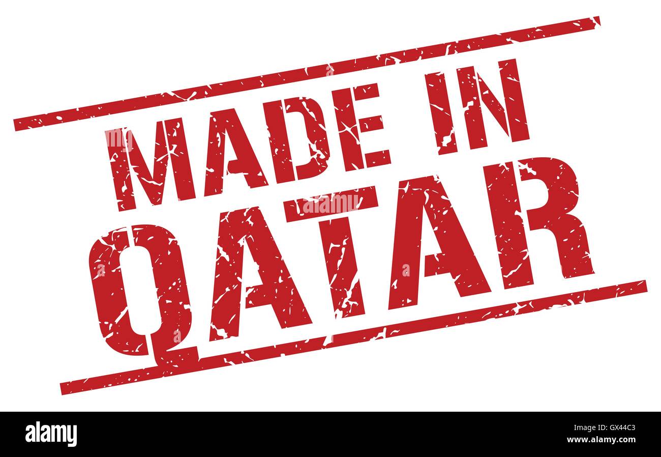 made in Qatar stamp Stock Vector Image & Art Alamy