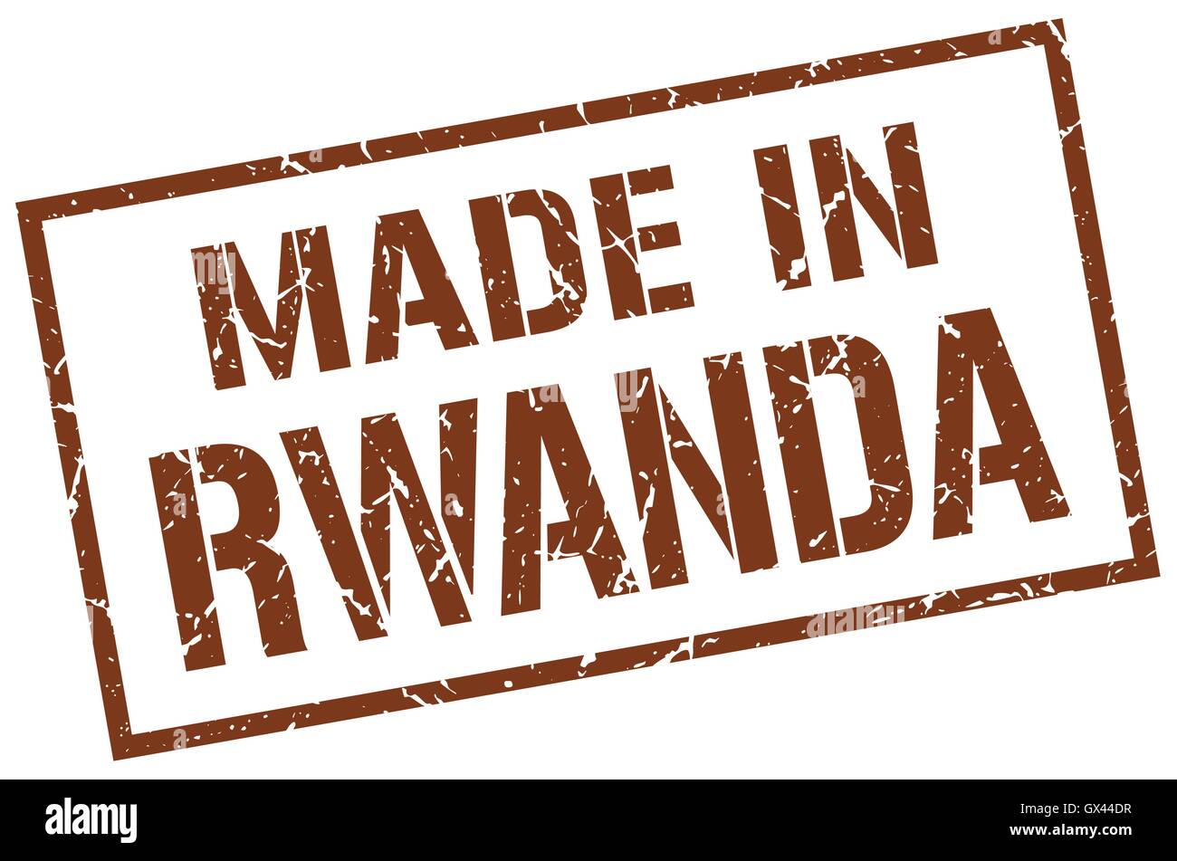 made in Rwanda stamp Stock Vector