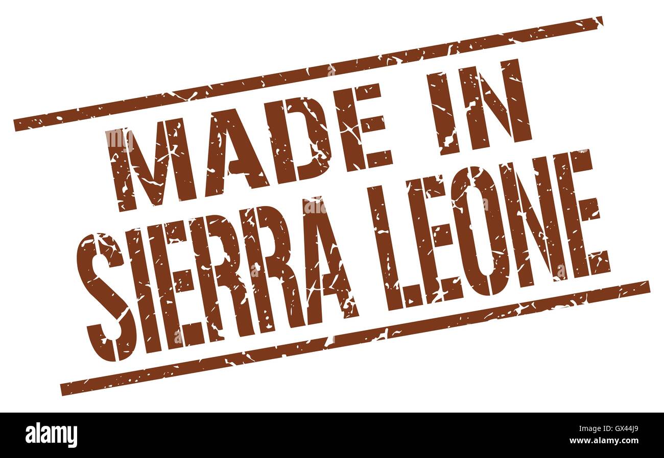 made in Sierra Leone stamp Stock Vector Image & Art - Alamy