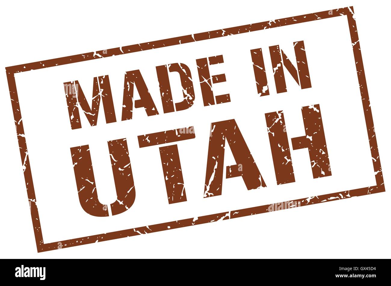 made in Utah stamp Stock Vector Image & Art - Alamy