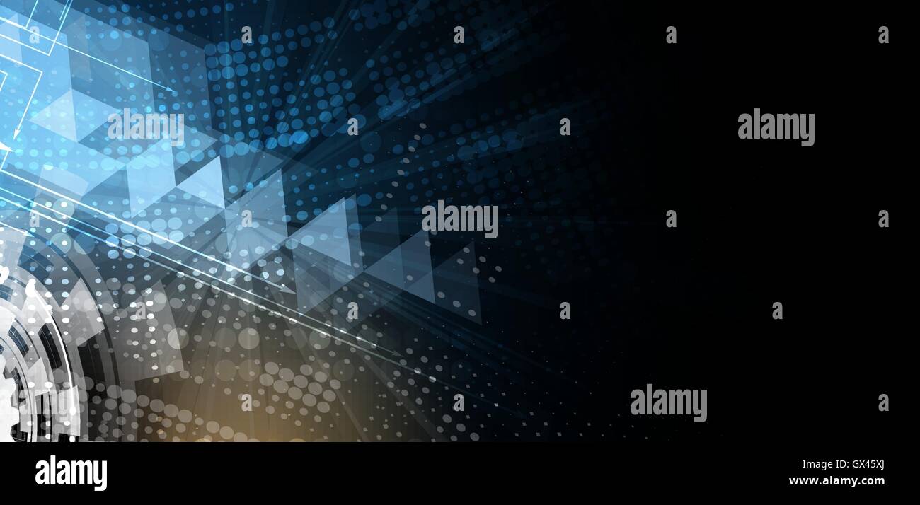 Future abstract digital matrix concept network technology background ...