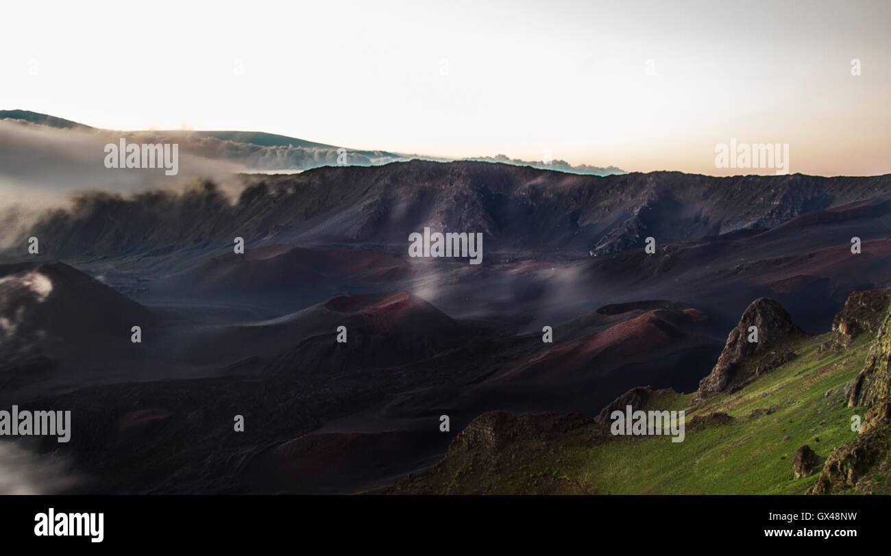 Haleakala volcano Stock Photo