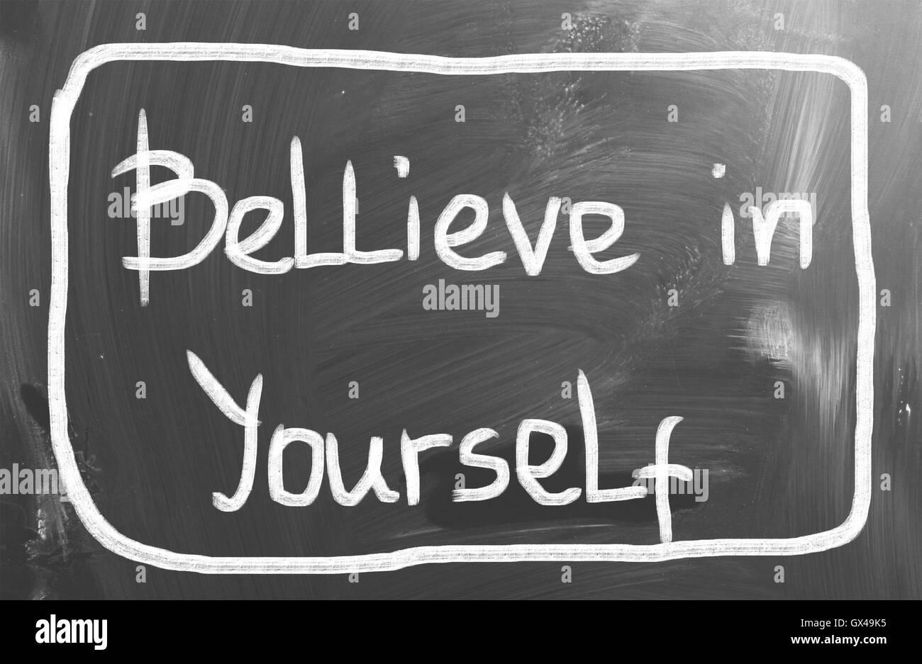 Believe In Yourself Concept Stock Photo