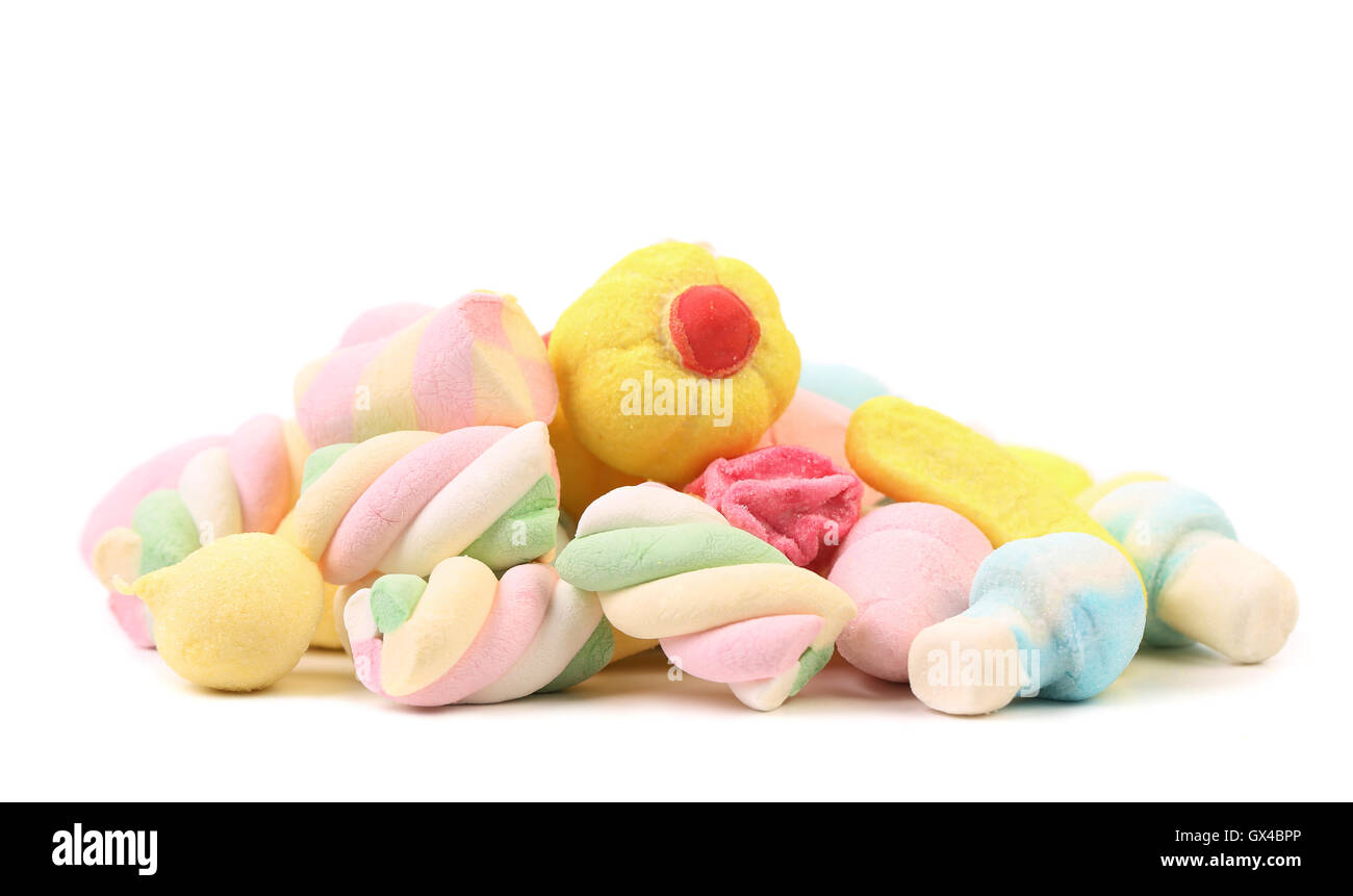 Different colorful marshmallow Stock Photo Alamy