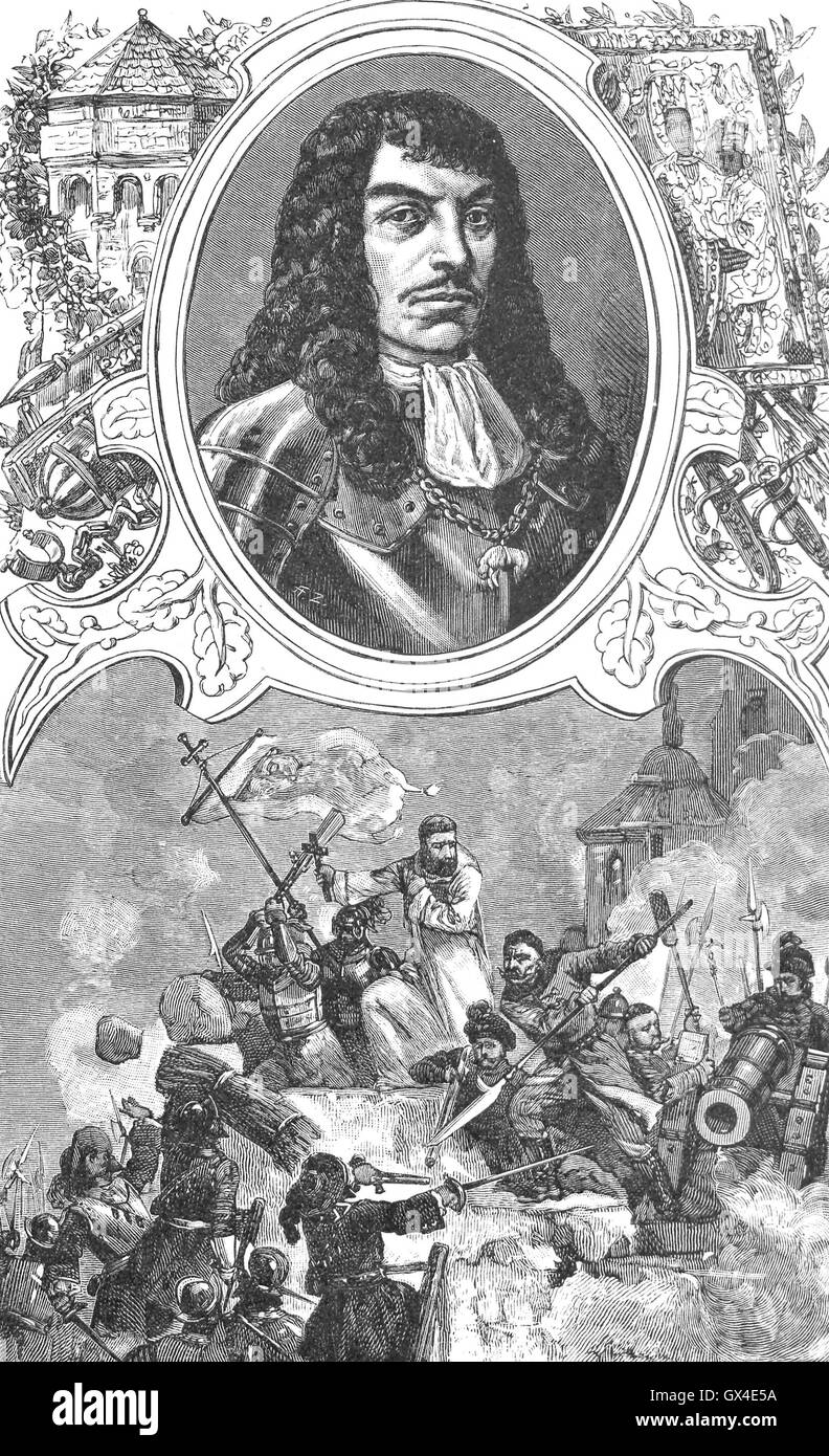 KING JOHN II OF POLAND (1609-1672) Stock Photo