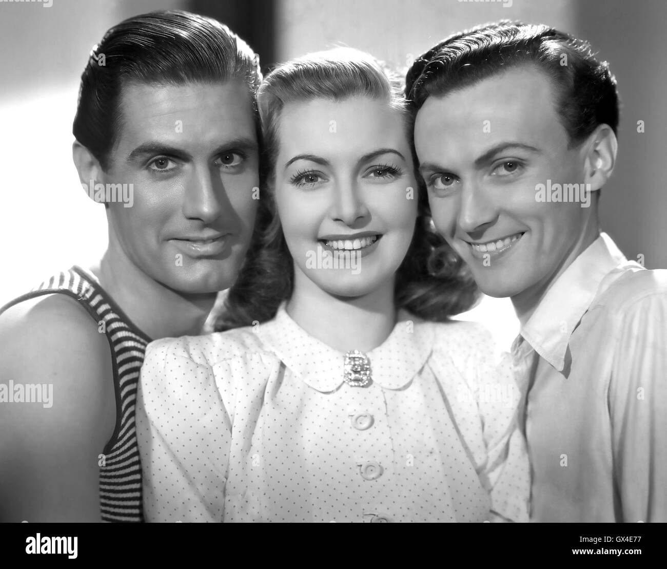 MADONNA OF THE SEVEN  MOONS 1945 Gainsborough Pictures film with from left Peter Glenville, Patricia Roc, Alan Haines Stock Photo