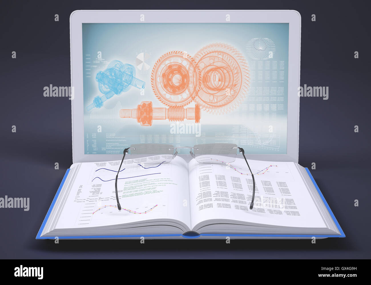 Open book line graph hi-res stock photography and images - Alamy