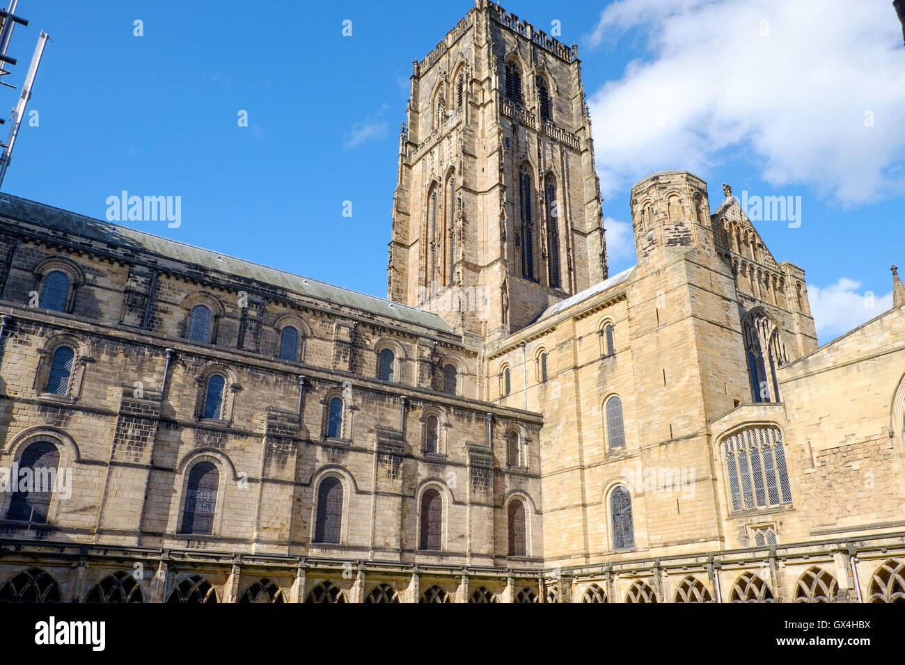 Central Cloister at Durham Catherdial Durham England Stock Photo