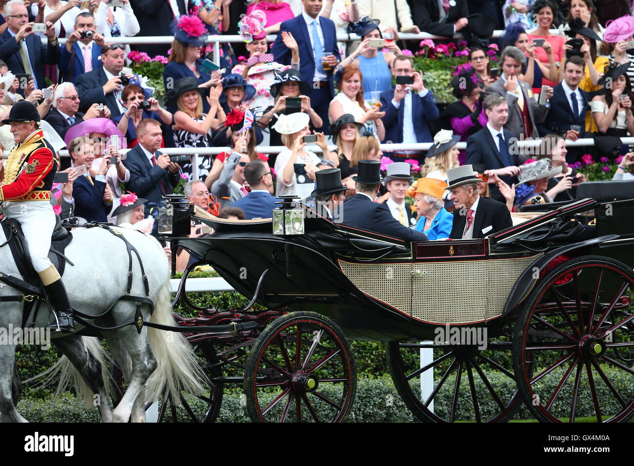 Royal Ascot held at Ascot Racecourse - Day 3 Featuring: Queen Elizabeth ...