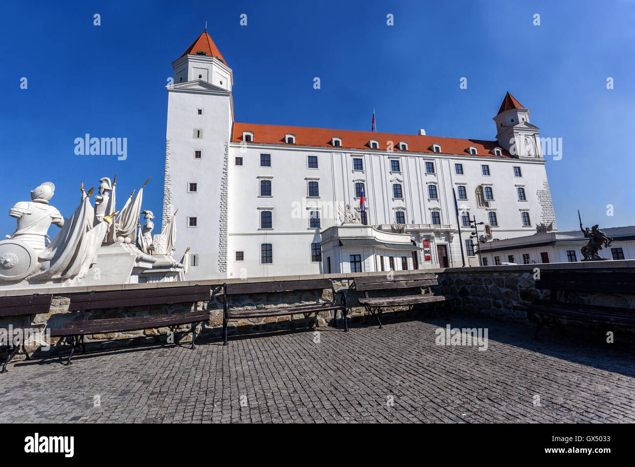 Bratislava Castle, Slovakia Stock Photo