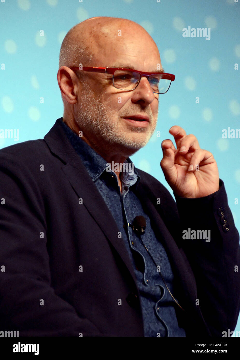 Brian Eno discusses his new project 'The Ship' during the Cannes Lions International Festival of Creativity  Featuring: Brian Eno Where: Cannes, France When: 19 Jun 2016 Stock Photo