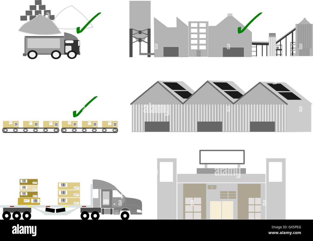 Scm Graphics Supply chain management (SCM Stock Vector Image & Art - Alamy