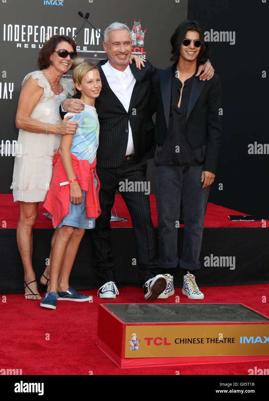 Roland Emmerich Handprint and Footprint Ceremony held at the TCL