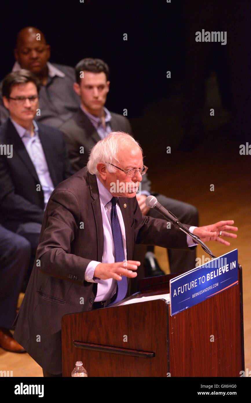 Bernie Sanders rally in New York in which he still did not concede the ...