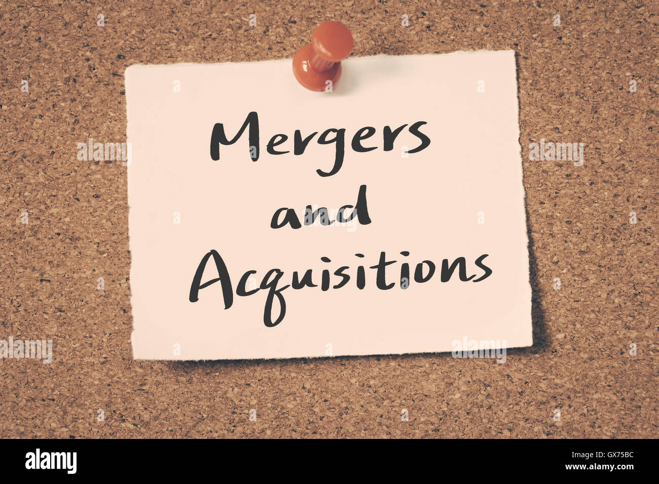 Mergers and Acquisitions Stock Photo