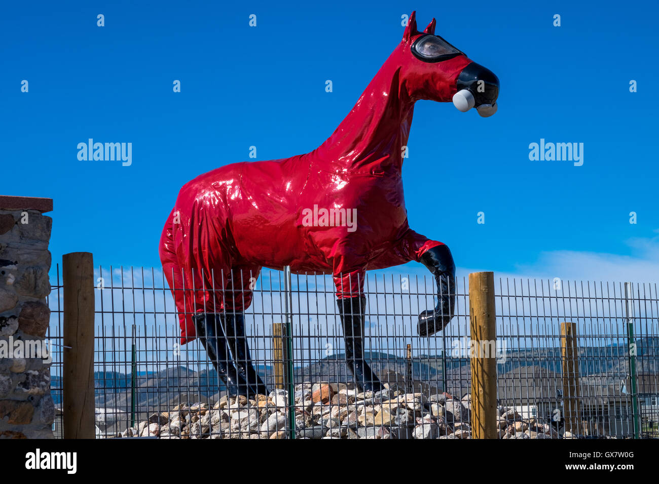 Cold War Horse Memorial Stock Photo