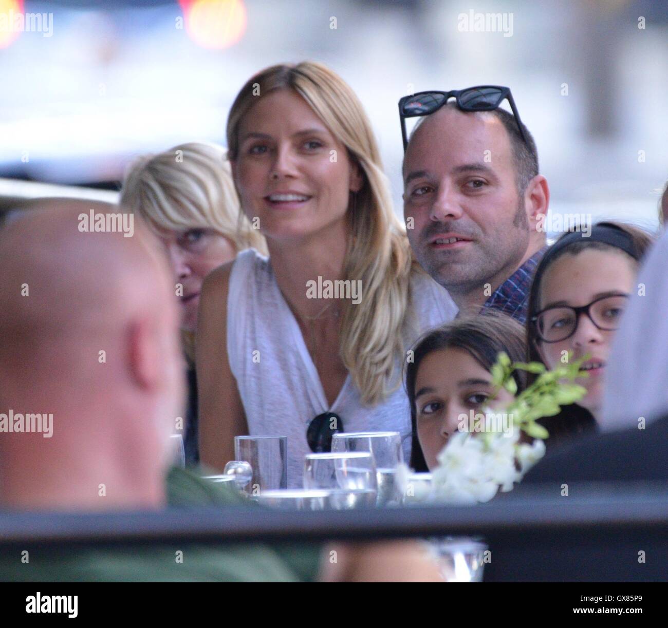 Heidi Klum Goes To Dinner At Mr Chow Restaurant With Her Children New York City Featuring Heidi Klum Where Manhattan New York United States When 29 Jun 16 Stock Photo Alamy