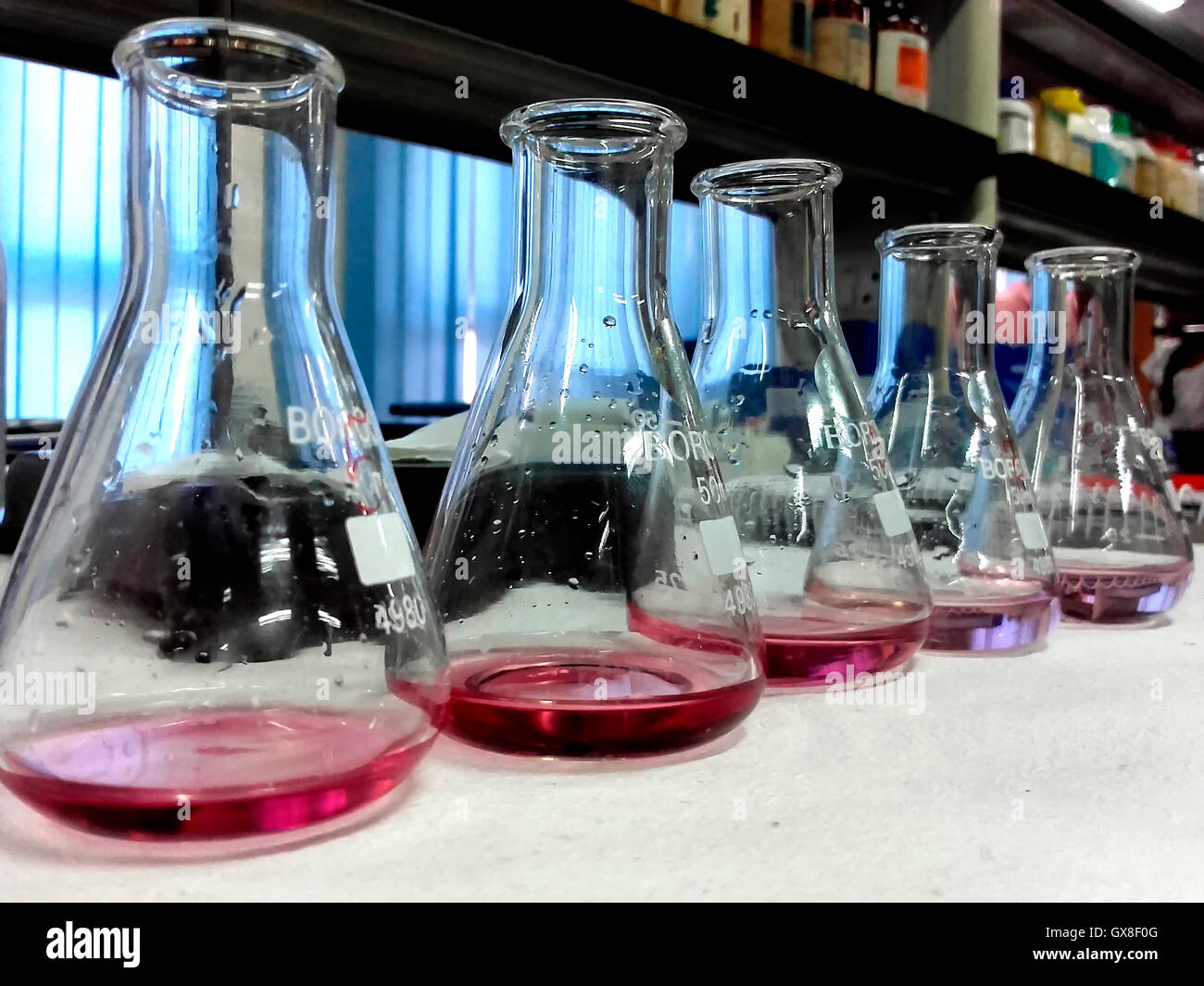 Conical flask in laboratory hires stock photography and images Alamy
