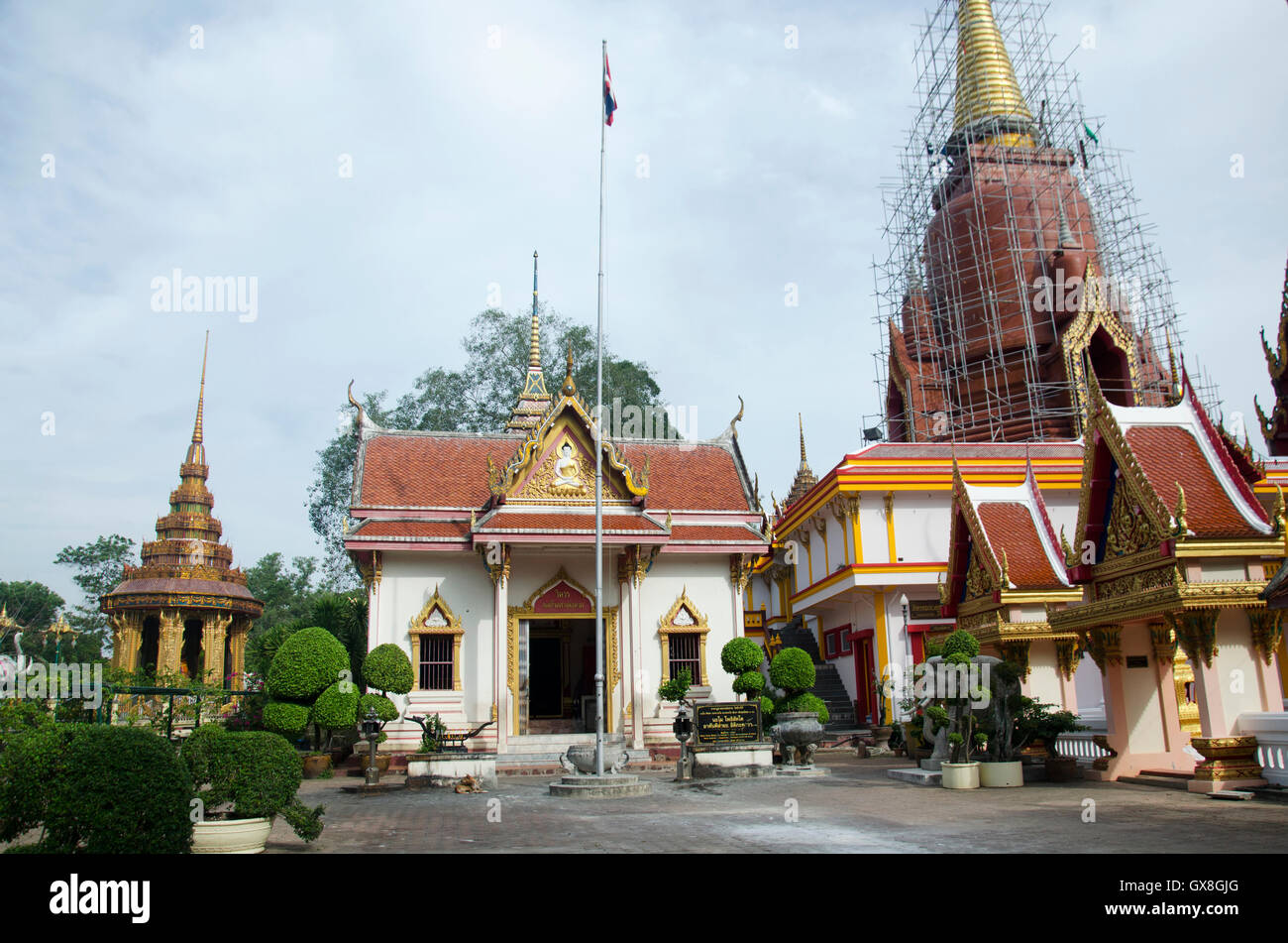 Wat Chang Hai Ratburanaram For People Visit And Pray Luang Pu Thuat On 