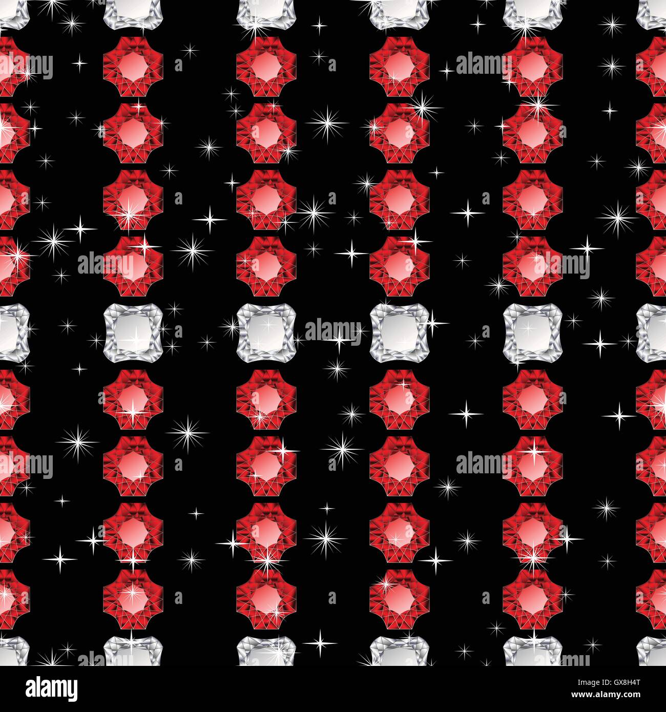 Diamonds seamless pattern Stock Vector Image & Art - Alamy