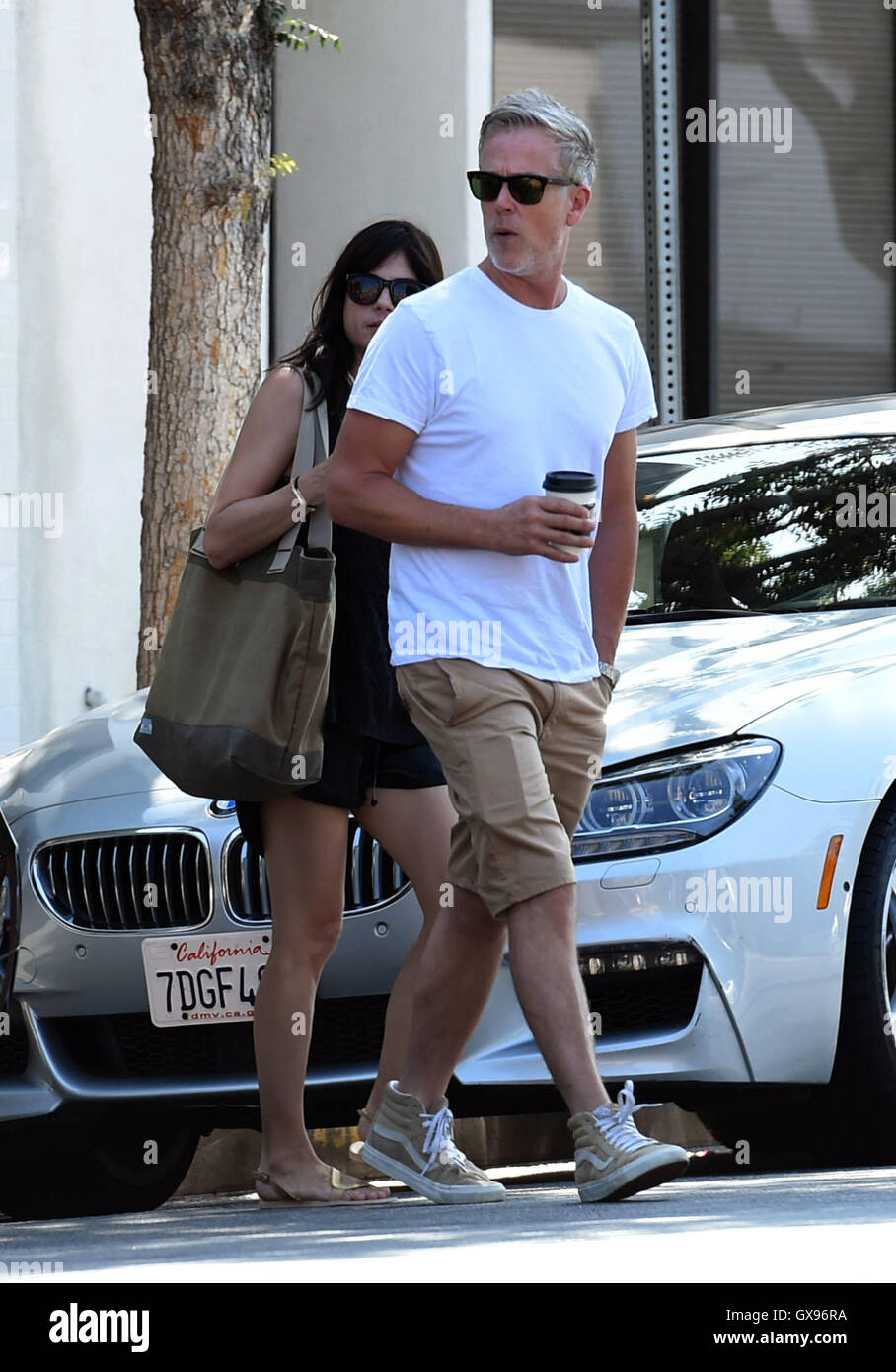 Selma Blair has brunch with a friend at Joan's On Third Featuring