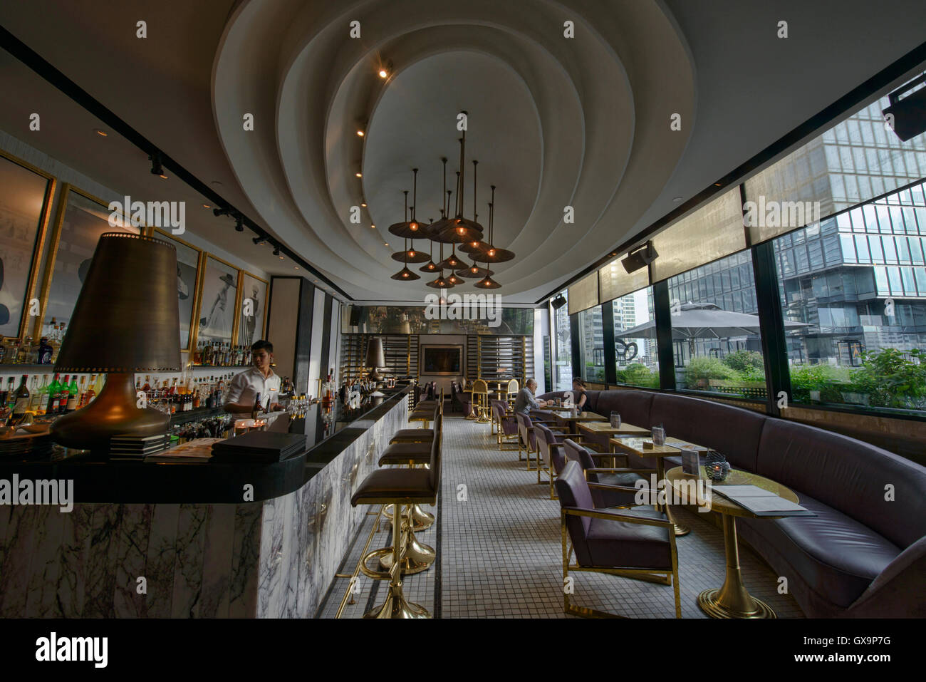 Lounge Bar Interior Decor High Resolution Stock Photography and ...