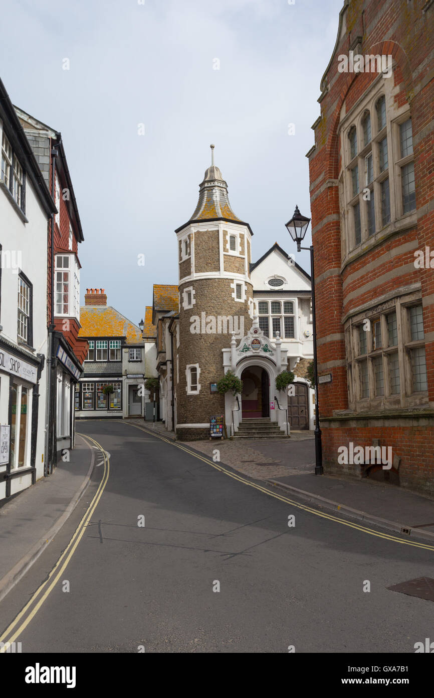 Old buildings in the town of Lyme Regis, Dorset UK Stock Photo Alamy