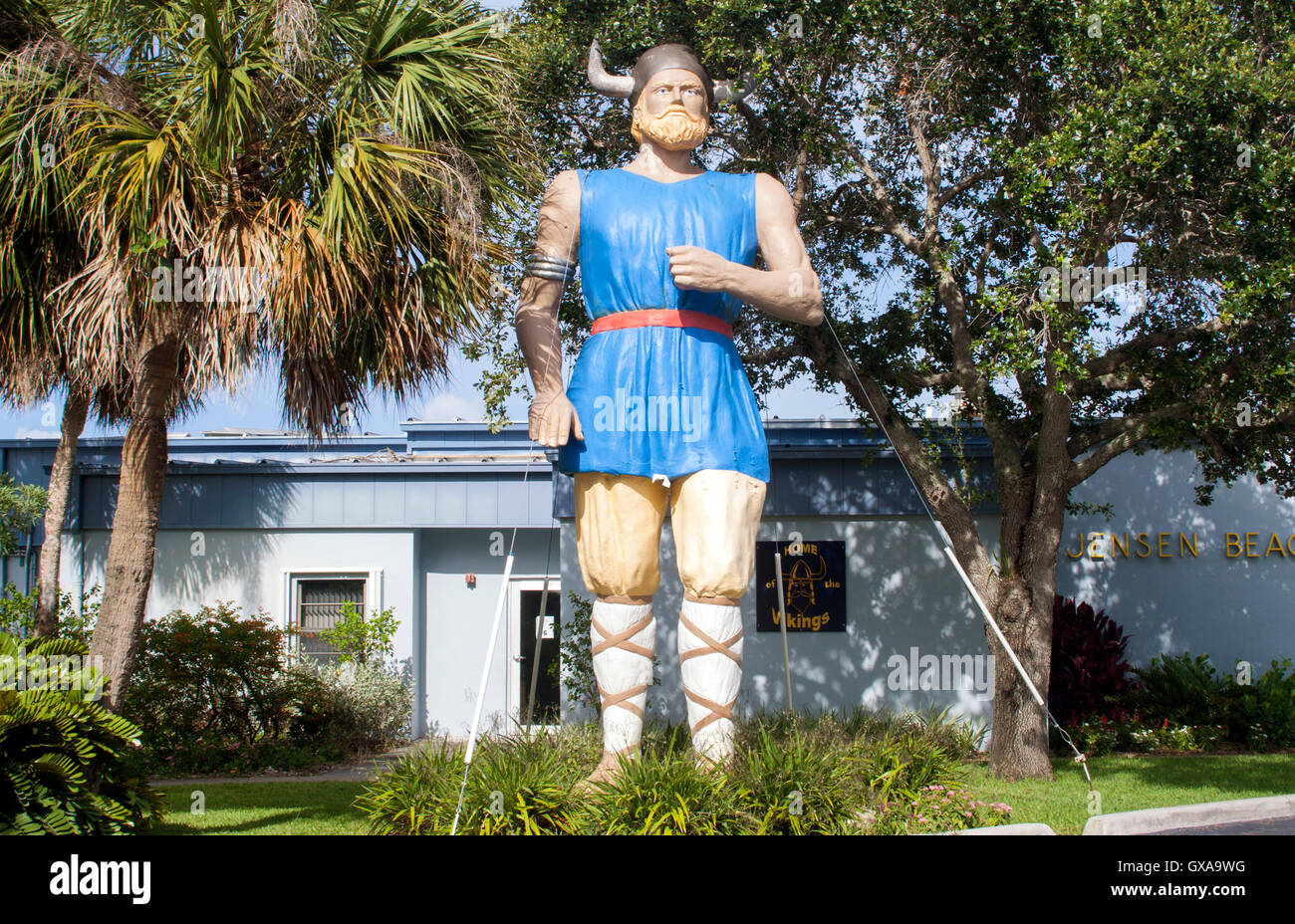 Giant Viking Muffler Man in Jensen Beach Florida Stock Photo Alamy